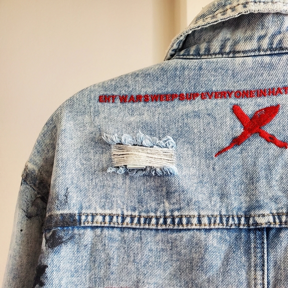 Special Hype destroyed denim jacket - Picture 7 of 8